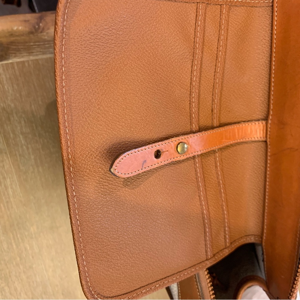 Dooney & Bourke Cream / White and Brown Satchel - Picture 10 of 16